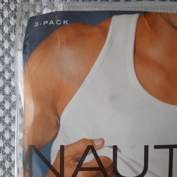 Nautica 3-pack Men's tank size S - Picture 2 of 11
